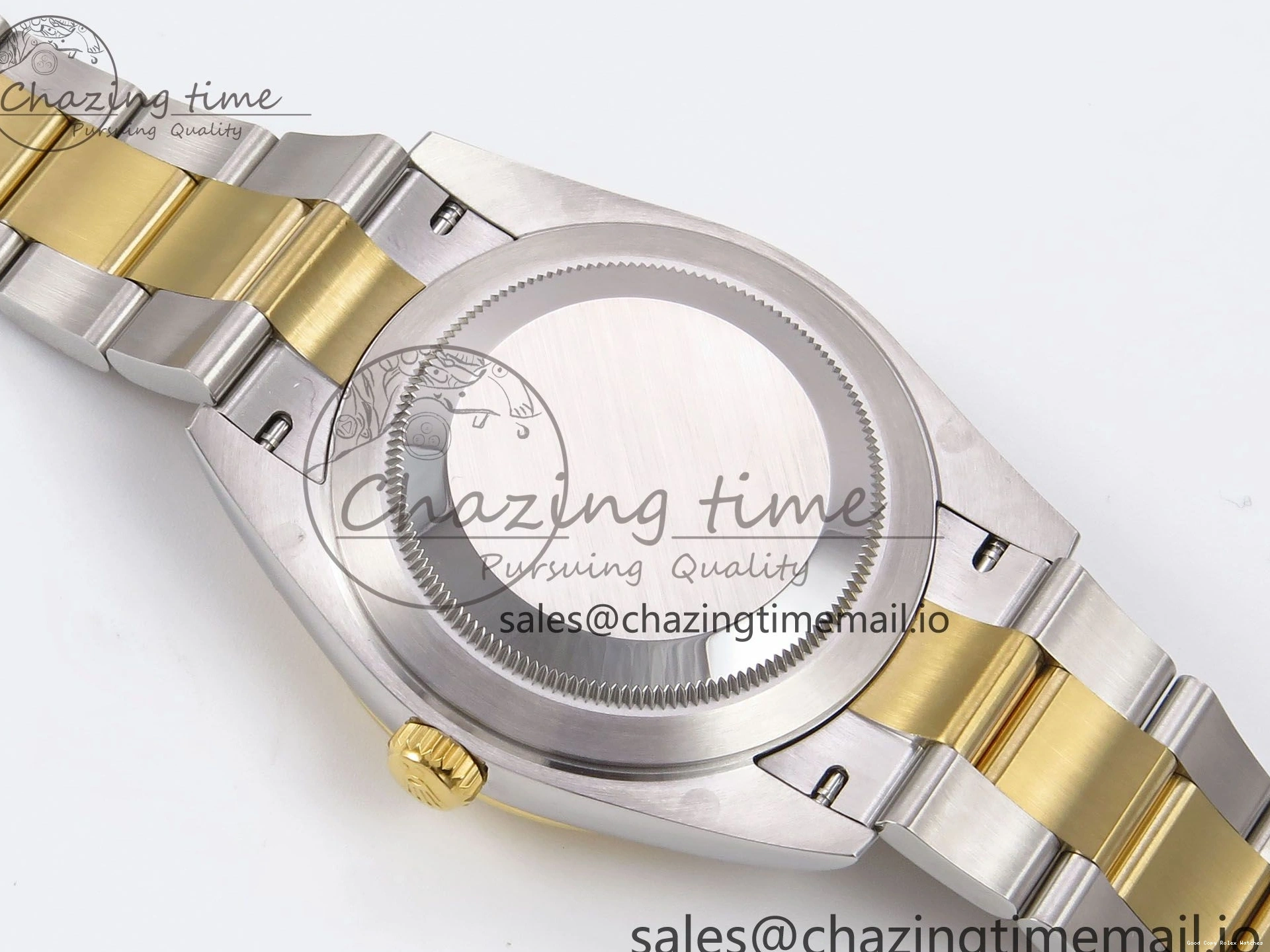 AAA Replica Watches Bracelet Thermal YG Best Edition Dial DateJust 41 Oyster 126333 EWEF SS on 976 YG Textured A 0104